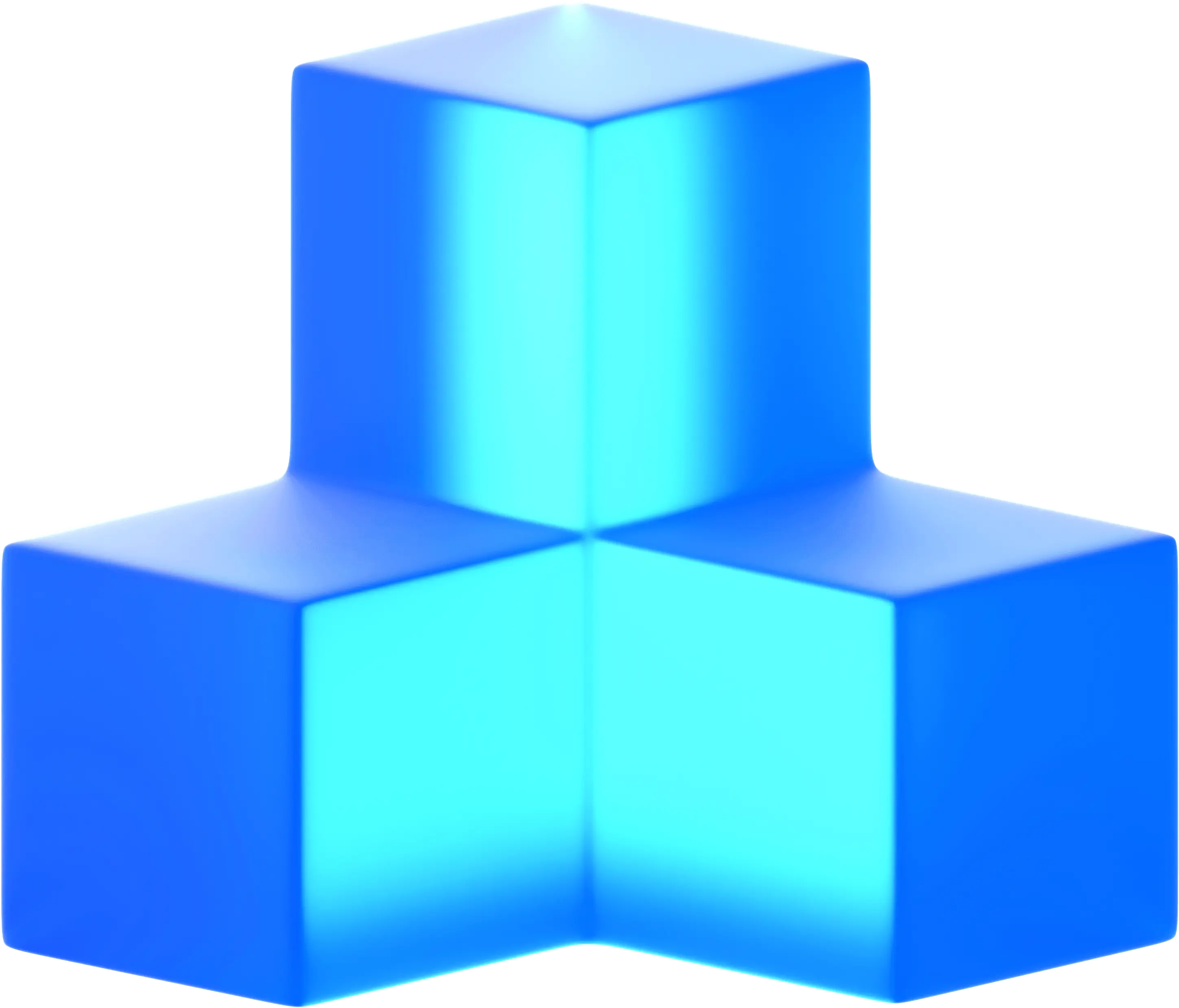 Glowing Glass Pyramid